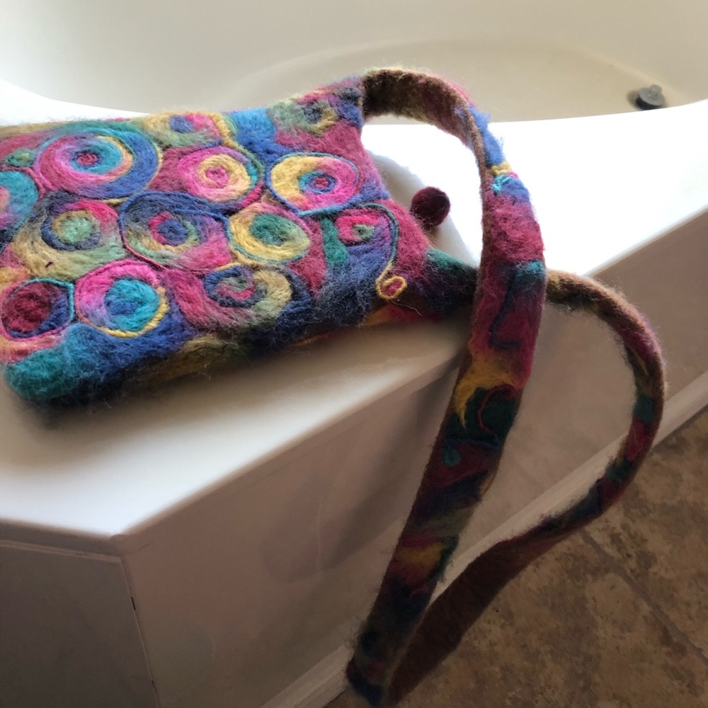 Hand Knitted Purse